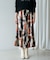 ペイント柄スカート