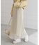メッシュフレアスカート