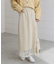 メッシュフレアスカート