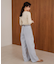 【セットアップ対応】ツイードタックワイドパンツ