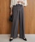 【S・Mサイズ展開】ダブルウエストパンツ