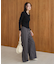 【S・Mサイズ展開】ダブルウエストパンツ