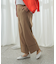裾ダブルストレートパンツ