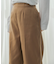 裾ダブルストレートパンツ