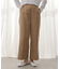 裾ダブルストレートパンツ