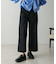 裾ダブルストレートパンツ