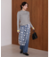 袖ラインベーシックリブニット