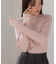 袖ラインベーシックリブニット