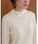 袖ラインベーシックリブニット