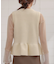 ペプラムスポンディッシュニットベスト