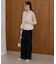 ペプラムスポンディッシュニットベスト
