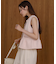 ペプラムスポンディッシュニットベスト