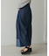 配色デニムパンツ