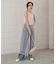 ニュアンス柄シアーキャミワンピース