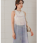 ニュアンス柄シアーキャミワンピース