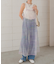 ニュアンス柄シアーキャミワンピース
