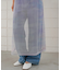 ニュアンス柄シアーキャミワンピース