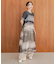 ニュアンス柄シアーキャミワンピース