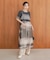ニュアンス柄シアーキャミワンピース