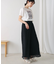 チュールプリーツフレアパンツ
