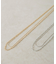 2連チェーンロングネックレス