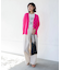 【接触冷感／UVカット】UVサラサラBOXシルエット前後差カーディガン