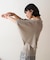 【接触冷感／UVカット】」UVサラサラフレア袖プルオーバー