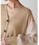 袖シアーニットカーディガン