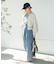 アシメラップデニムパンツ