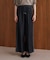 シャイニーデニムワイドパンツ