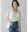 【WEB限定】シアーレース五分袖ジャケット