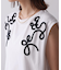 【WEB限定】コード刺しゅうフレンチＴシャツ