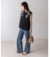 【WEB限定】コード刺しゅうフレンチＴシャツ