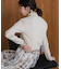 長袖タートルカットソー
