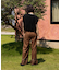 【WEB限定カラー】麻調レース切替パンツ