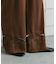 【WEB限定カラー】麻調レース切替パンツ