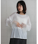 【WEB限定】チュールペプラム袖プルオーバー