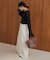 【WEB限定】チュールペプラム袖プルオーバー