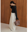 【WEB限定】チュールペプラム袖プルオーバー