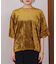 【WEB限定】シアーベロア五分袖Ｔシャツ