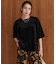 【WEB限定】シアーベロア五分袖Ｔシャツ
