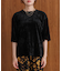 【WEB限定】シアーベロア五分袖Ｔシャツ