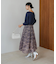 柄ティアードスカート