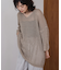 Ｖネックメッシュニット