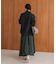 オータムカラー柄プリーツスカート