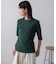 5分袖リブTシャツ