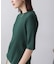 5分袖リブTシャツ