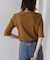 5分袖リブTシャツ