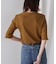 5分袖リブTシャツ