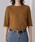 5分袖リブTシャツ